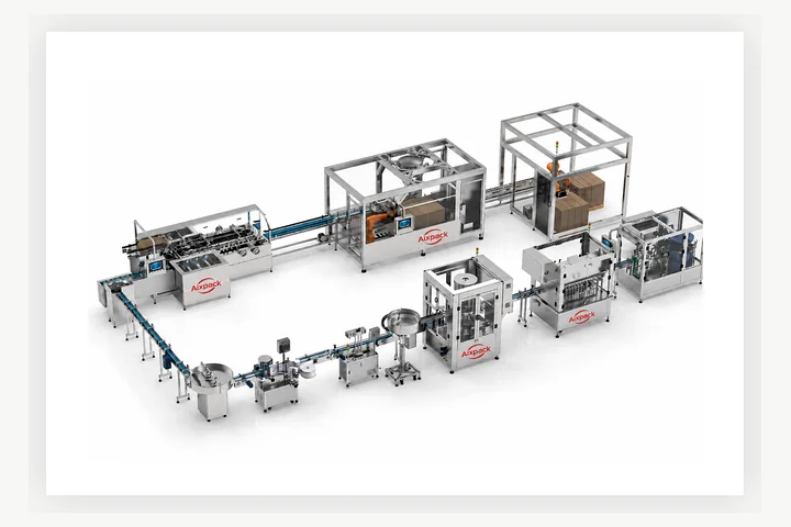 Pharmaceutical-sensitive packaging line configuration context