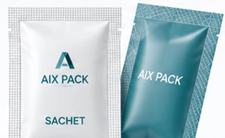 Sachet format geometry for buying input review